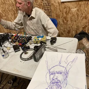 Crank Sturgeon performance (portrait by me)