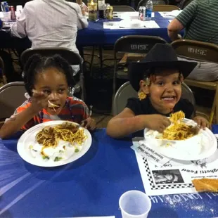 Great place to be annual spaghetti feed brings in funds for the program