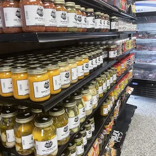 Lots of spices/salsas. Great selection!