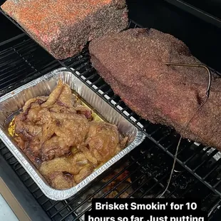 In process smoking
