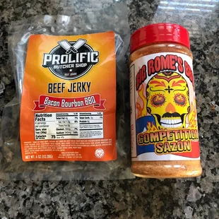 Beef Jerky and BBQ rub