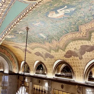 the interior of a building