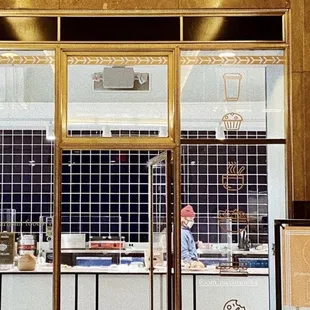 Entrance inside of the Fisher Building