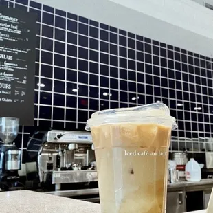 Iced café au lait