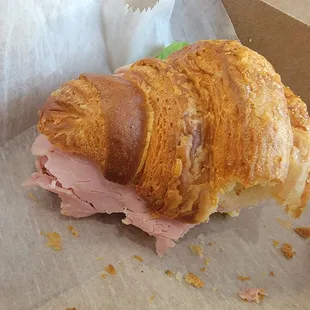 Ham croissantwich good