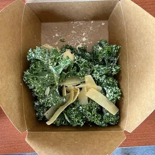 Overpriced, under-portioned kale salad :(