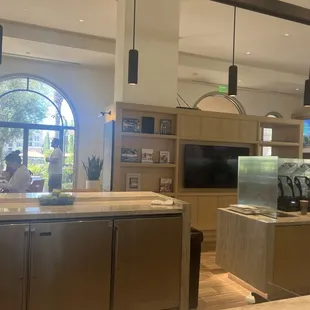 a view of the kitchen