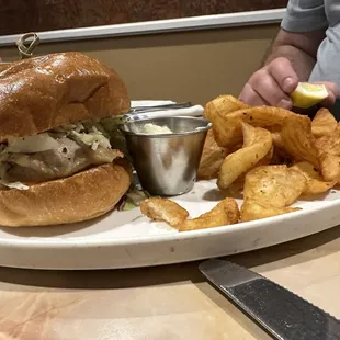 Grilled chicken sandwich