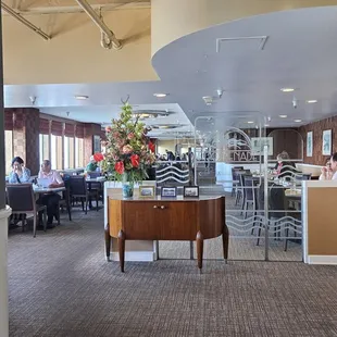 front of the restaurant