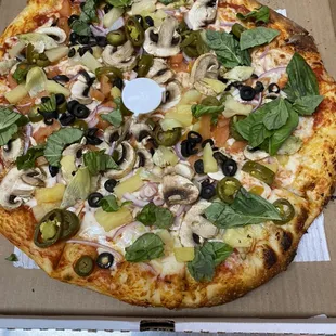 Vegetarian pizza