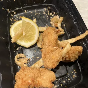 Stir fried lemon chicken