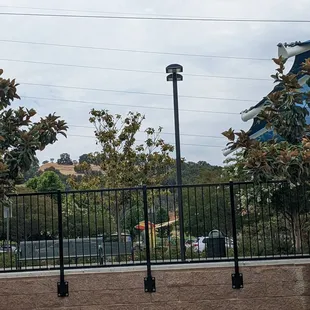 Another park with water feature across the way