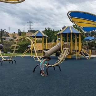 Climbers and slides