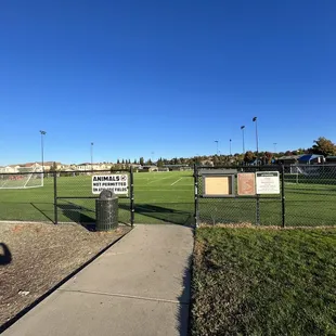Soccer fields