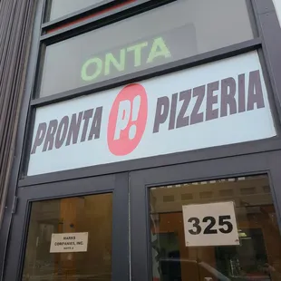 Front of restaurant