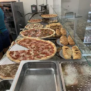 interior, pizza