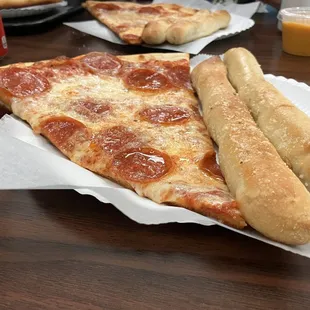 pizza, food
