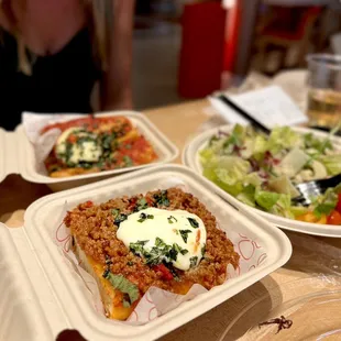 Spicy sausage pizza slice