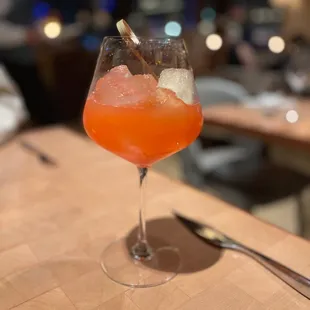 Birdie mocktail! Watermelon, mint and cucumber!