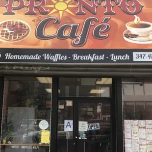 This is Pronto Cafe. We serve Breakfast ALL DAY.