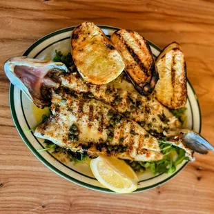 seafood, grilled seafood, grilled fish, food, fish