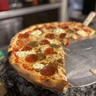 a slice missing