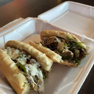 Although not a real deal Philly Cheesesteak, the Philly Steak hero is a very tasty, enjoyable sandwich. They don't skimp on the fillings.