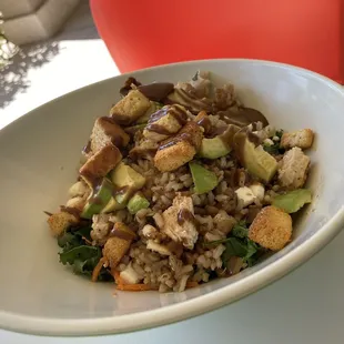 This was rice and lentils make your own bowl deal