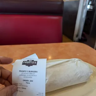 Breakfast burrito