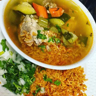 Caldo de pollo