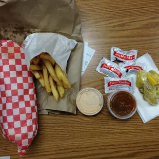 The burrito combo. They don&apos;t miss a thing when you order to go!