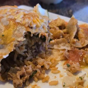 No flavor in the meat what's the weather help El padrino Burrito