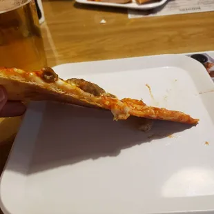 Large Sausage....thin n crispy!