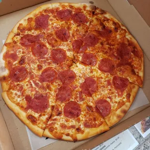 Jersey "thin and crispy" pepperoni!