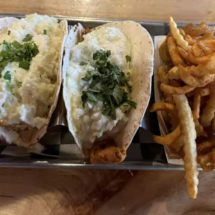 White BBQ Chicken Tacos