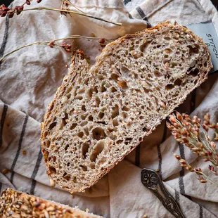 People love making avocado toast on our seeded multigrain sourdough.