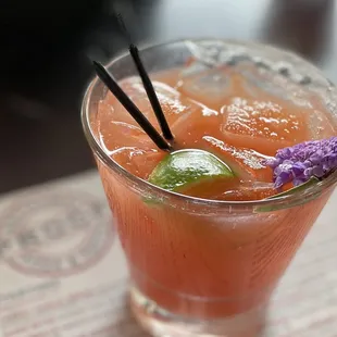 Blood orange margarita