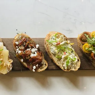 Choice of 4 Bruschettas