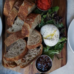Burrata appetizer