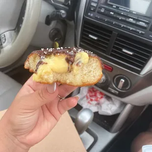 Boston cream donut