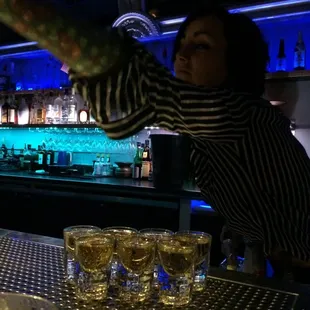 Sara, the awesome bartender