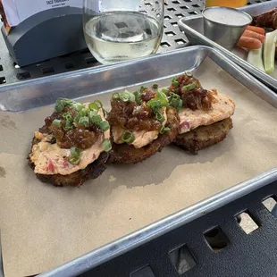 Fried green tomatoes