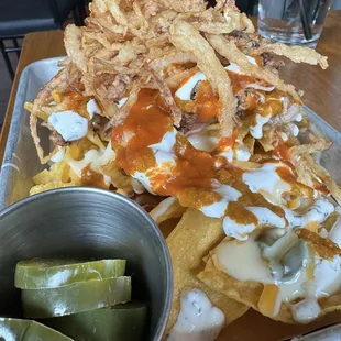 Pork nachos