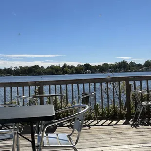 beautiful view from our table