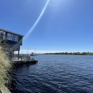 a house on the water