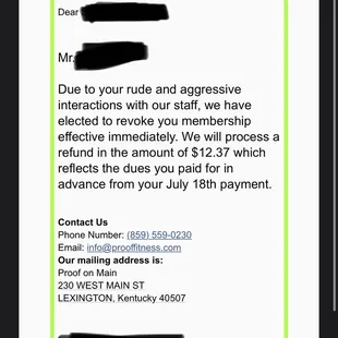 after getting voicemail (see previous photo) i get this. i had talked to no one since the voicemail