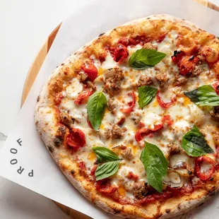 pizza, food