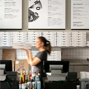 sushi and sashimi, interior