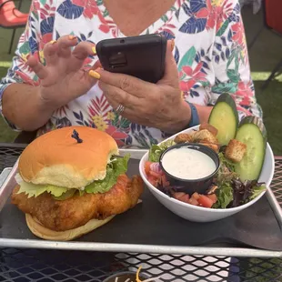 Fish sandwich