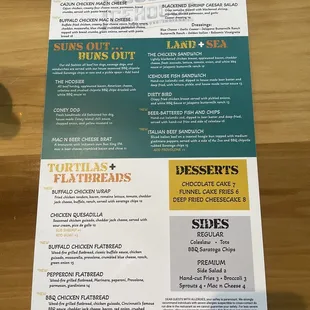 New Menu 10.20.2022